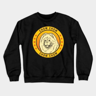 Chow Chow Dog Portrait Crewneck Sweatshirt